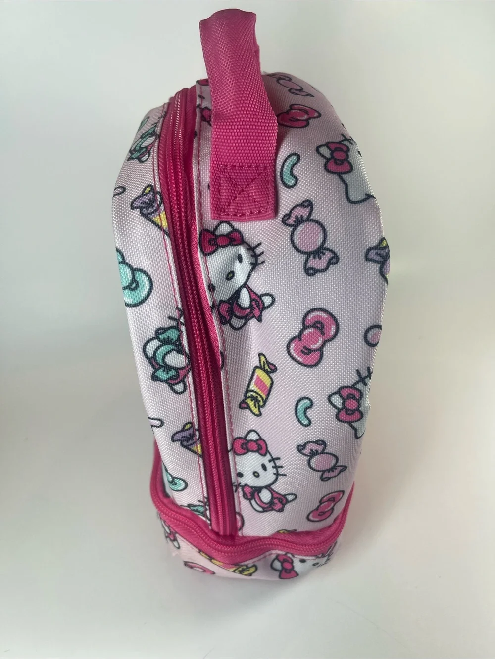 Hello Kitty Girls Pink Lunch Box Bag Sanrio Back to School for elementary school